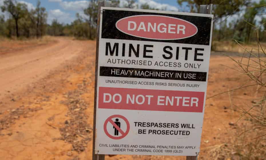 Adani’s Carmichael coal mine site in Queensland