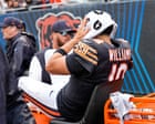 Caleb Williams leaves game with non-contact injury against Vikings