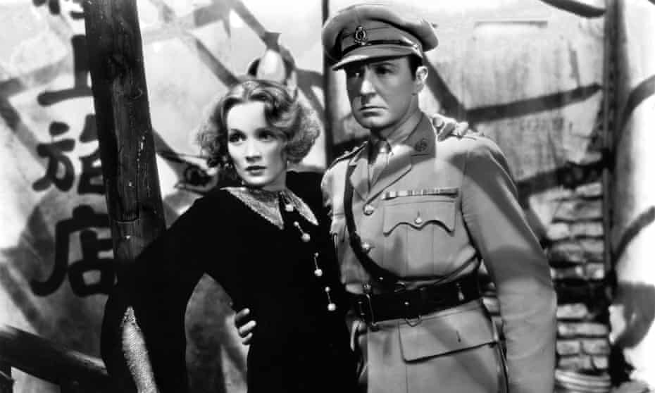 Marlene Dietrich and Clive Brook in Shanghai Express, 1932