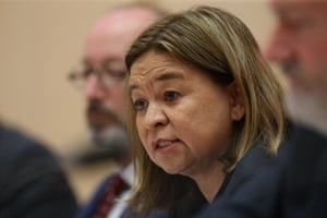 The Managing Director of the ABC, Michelle Guthrie, at the Senate estimates.