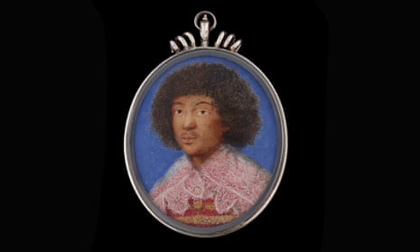17th-century miniature by Giovanna Garzoni (1600-1670) described at auction as of an unknown North African, possibly Abyssinian. 