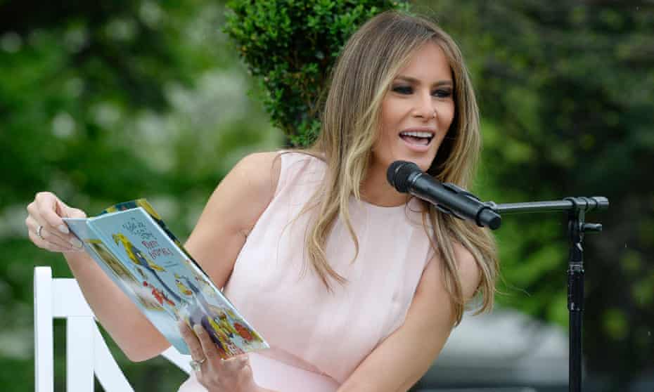 ‘The key to achieving your dreams begins with learning to read’ … Melania Trump.