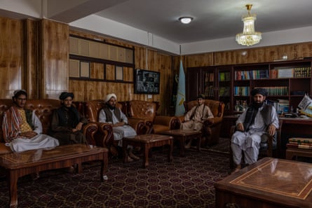 Offices of the former government in Herat are now controlled by the Taliban.