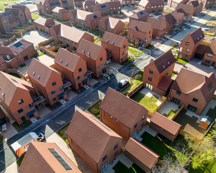 UK housing market downturn eases but sentiment remains ‘fragile’, surveyors say – business live