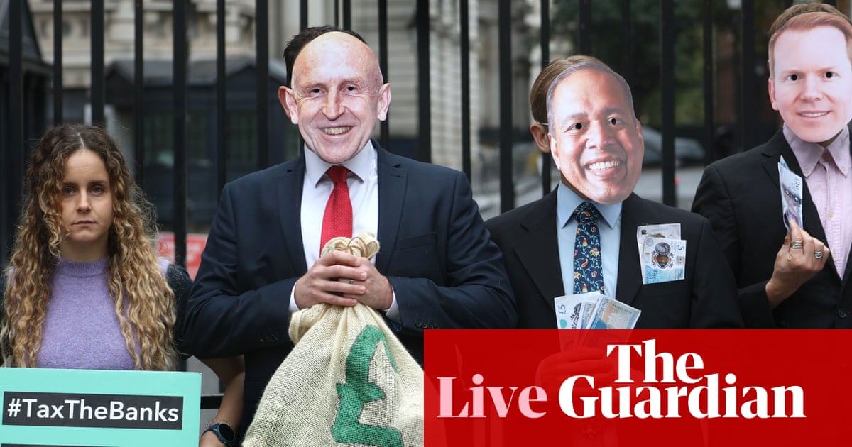 Total UK government debt hits £3tn for first time while inflation jumps to highest in nearly a year – business live