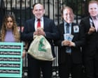 Total UK government debt hits £3tn for first time while inflation jumps to highest in nearly a year – business live