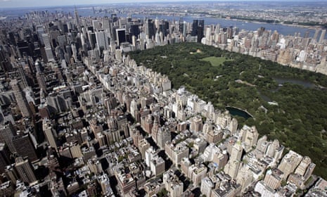 An aerial view of Upper East Side of Manhattan; somewhere here lies Brazenhead Books. 