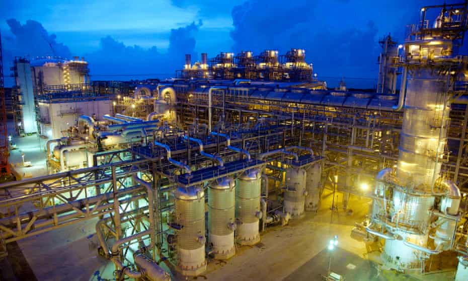 The Santos liquefied natural gas plant in Darwin