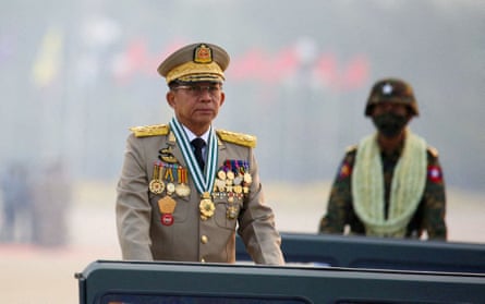 Myanmar’s junta chief Min Aung Hlaing.