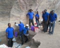Field crew at Mount Hora