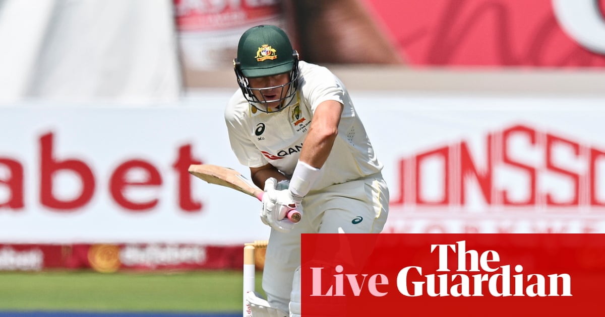 South Africa v Australia: first men’s cricket Test, day one