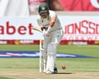 South Africa v Australia: first men’s cricket Test, day one – live