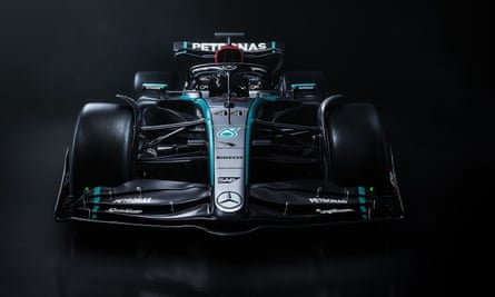 Mercedes F1 Team W15 car launch.