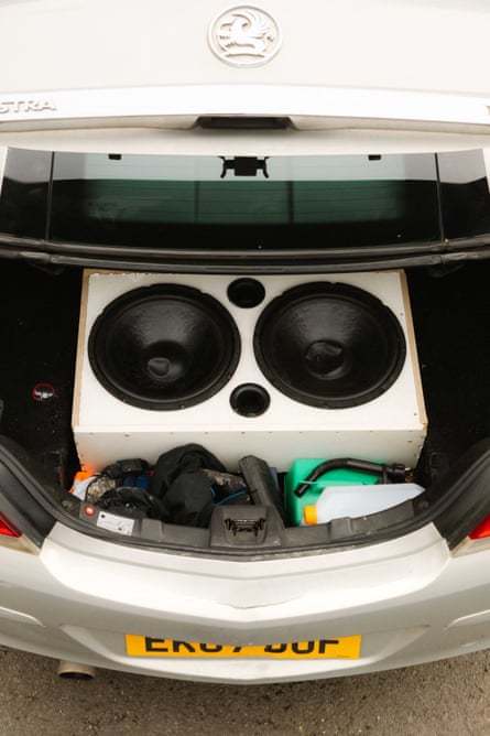 A blast … Raheel Khan’s sound piece.