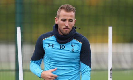 Harry Kane is put through his paces at Spurs this week; injury rehabilitation training is almost tougher than regular sessions, his manager said.