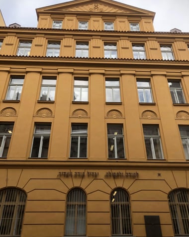 The former Jewish primary school in Prague where Schmolka rented rooms and worked from