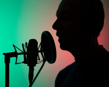 âI donât want my voice to be used to say whatever someone wantsâ ⦠a voiceover artist in a recording studio.