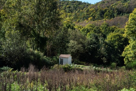 One of many water-bottling company wells in the Montseny region of Spain