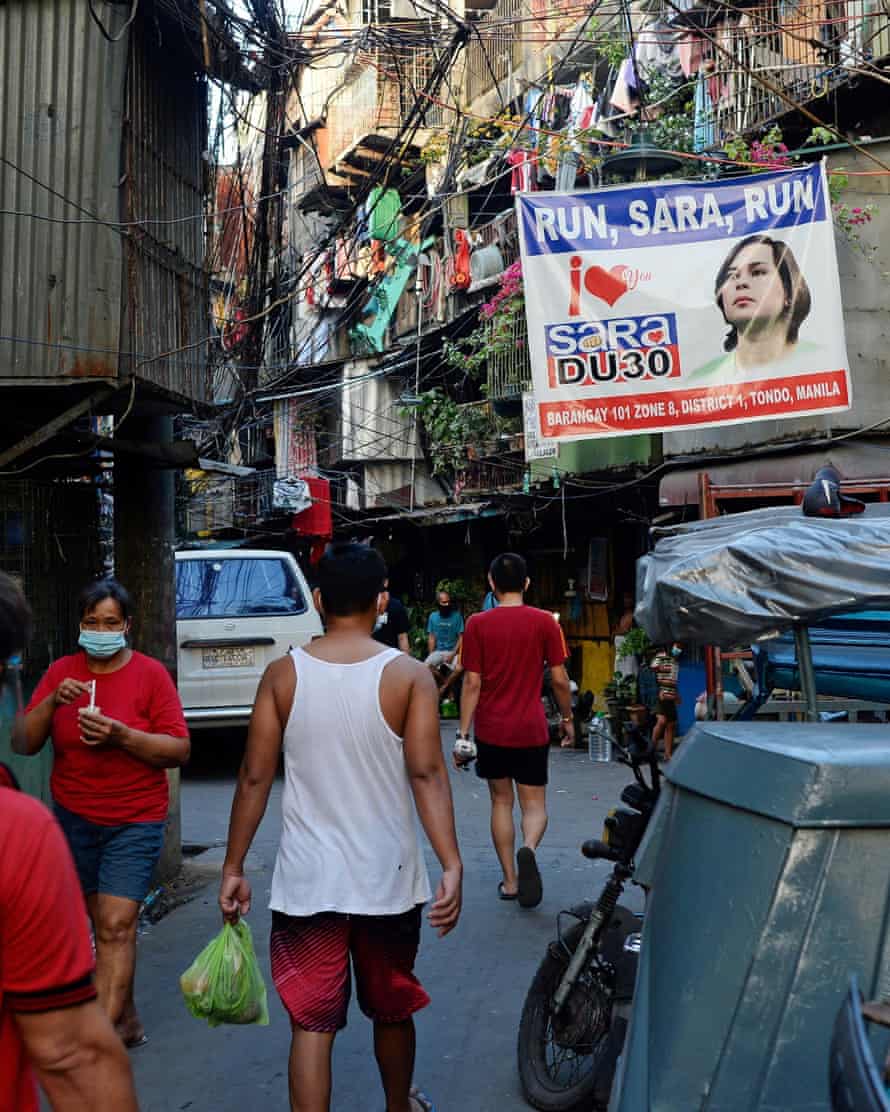 Banners in Davao City are urging mayor Sara Duterte to run for the Philippine presidency