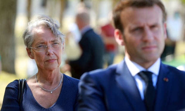 Analysts suggest Élisabeth Borne, the employment minister, pictured with Emmanuel Macron, could be France’s second ever female prime minister.