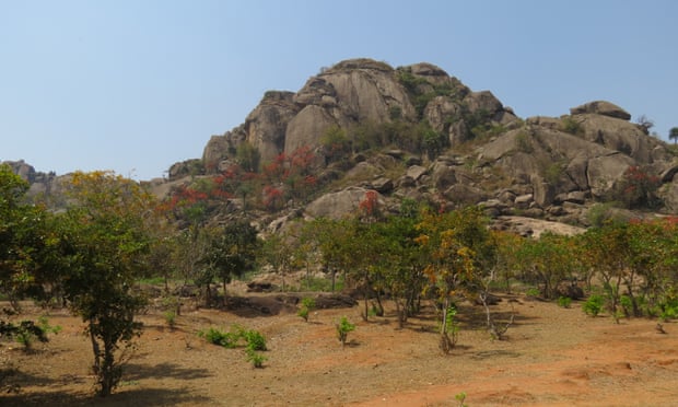 Granitoid rocks of the Singhbhum craton, which are more than 3bn years old.