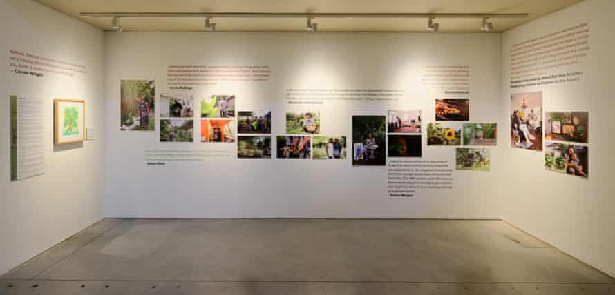 a display at the sowing roots exhibition at the Garden Museum in lambeth, london