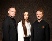 Sébastien Dutrieux, Audrey Bonnet and Lukáš Vasilek pose together for a portrait