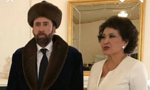 Nicolas Cage at the 13th Eurasian film festival in Kazakhstan