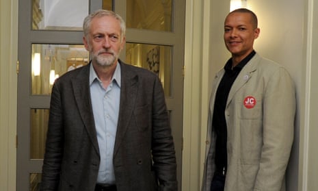 Jeremy Corbyn with Clive Lewis during last summer’s Labour leadership campaign.