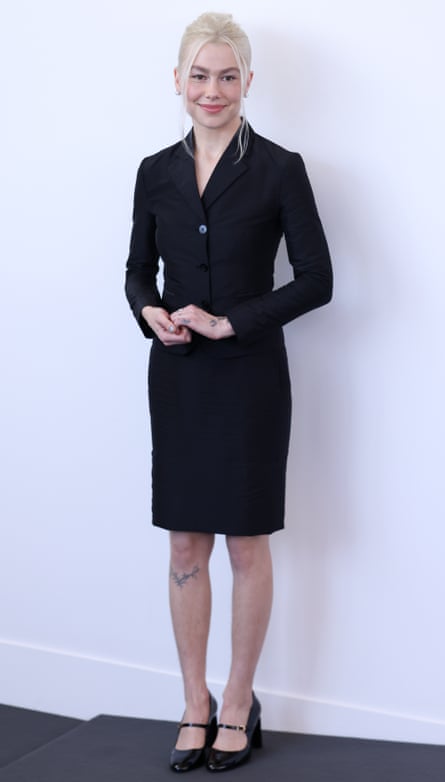 Phoebe Bridgers attending the Primetime photocall during the Venice international film festival. Phoebe Bridgers attending the Primetime photocall during the Venice international film festival.