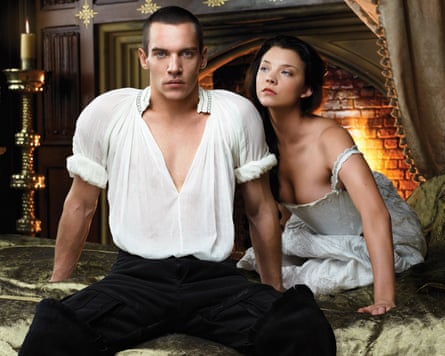 Jonathan Rhys Meyers as Henry VIII) and Natalie Dormer as Anne Boleyn in The Tudors.