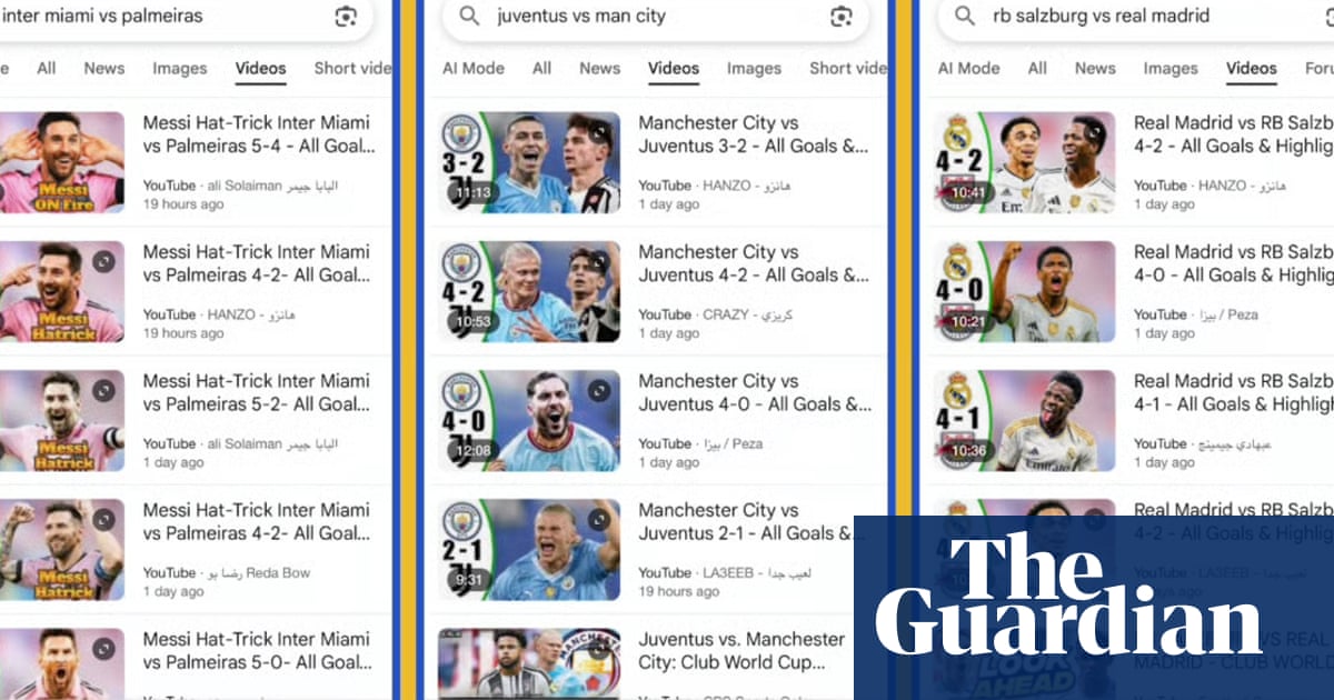 The Club World Cup that wasn't: how fake highlights took over the internet