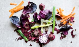Food scraps for composting