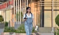 Manahel al-Otaibi, pictured in 2019 in a Riyadh mall wearing ripped dungarees.