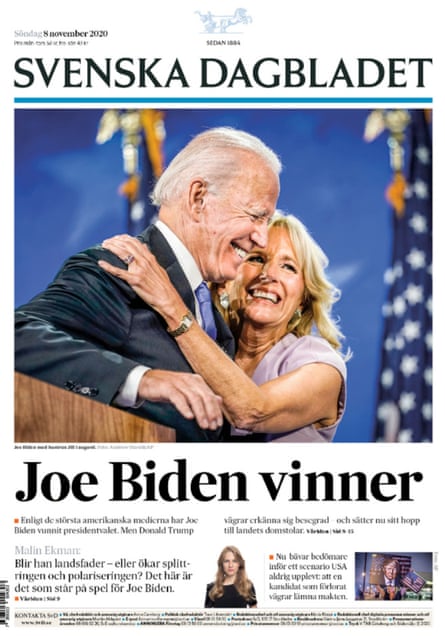 Svenska Dagbladet front page