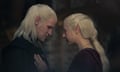 Matt Smith as Daemon and Emma d’Arcy as Rhaenyra in House of the Dragon