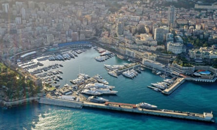 The Monte Carlo Star complex overlooks Monaco’s Marina