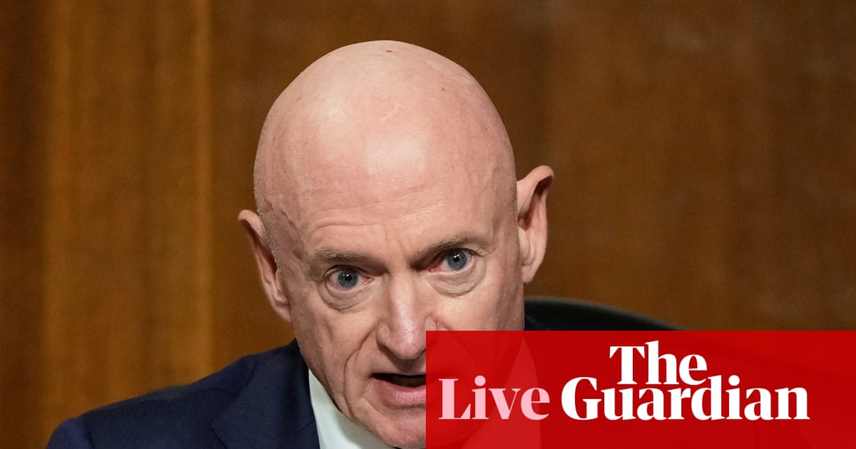 Democratic senator who Trump accused of sedition says he’s ‘not backing down’ amid Pentagon investigation – live