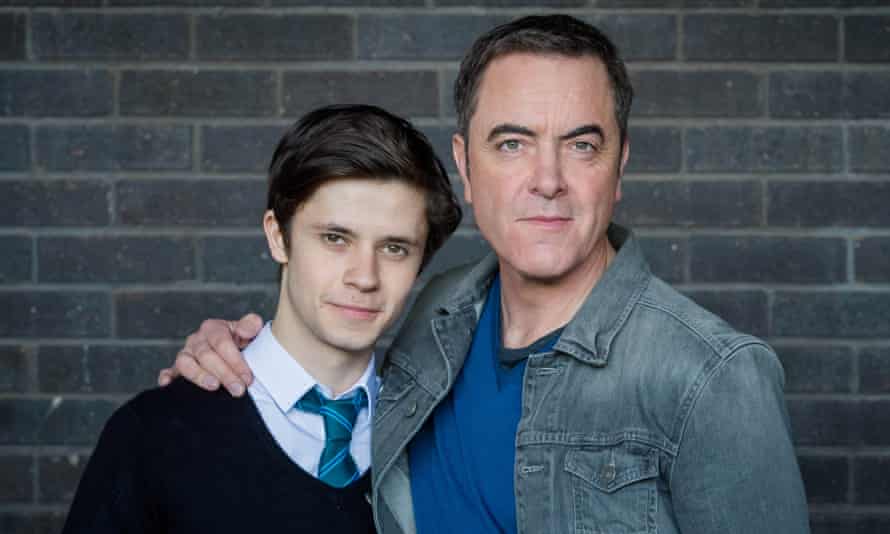 Radio 1 DJ Cel Spellman who plays Adam and Rachel's son with on-screen dad James Nesbitt.
