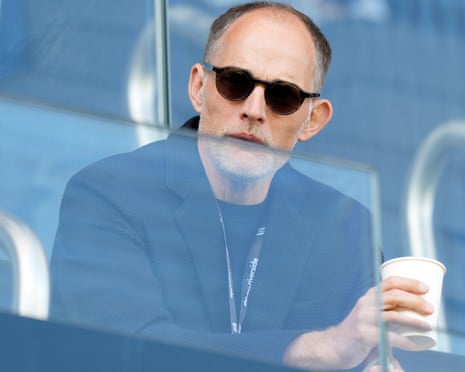 England manager Thomas Tuchel watching the action.