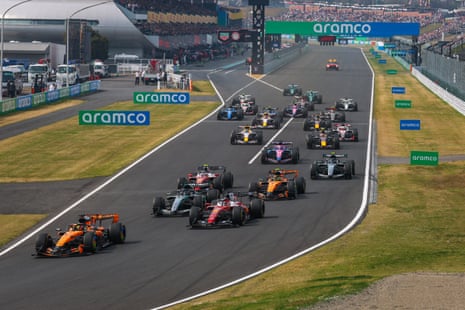 The race starts in Suzuka.