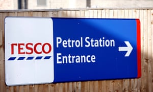 Tesco petrol station