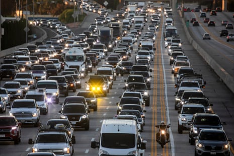 traffic on a highway