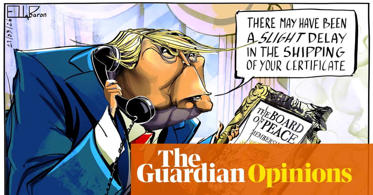 Ella Baron on Trump and interrupted shipping – cartoon