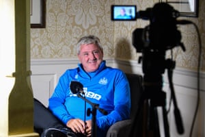 Steve Bruce is relaxed in his dealings with the media.