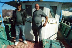 Sponge boat skippers Khessi Mohsen and Kamel Ramdani.