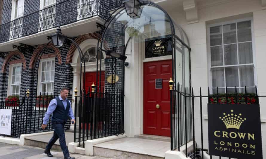Aspinalls Casino on 15 July 2021 in Mayfair, central London