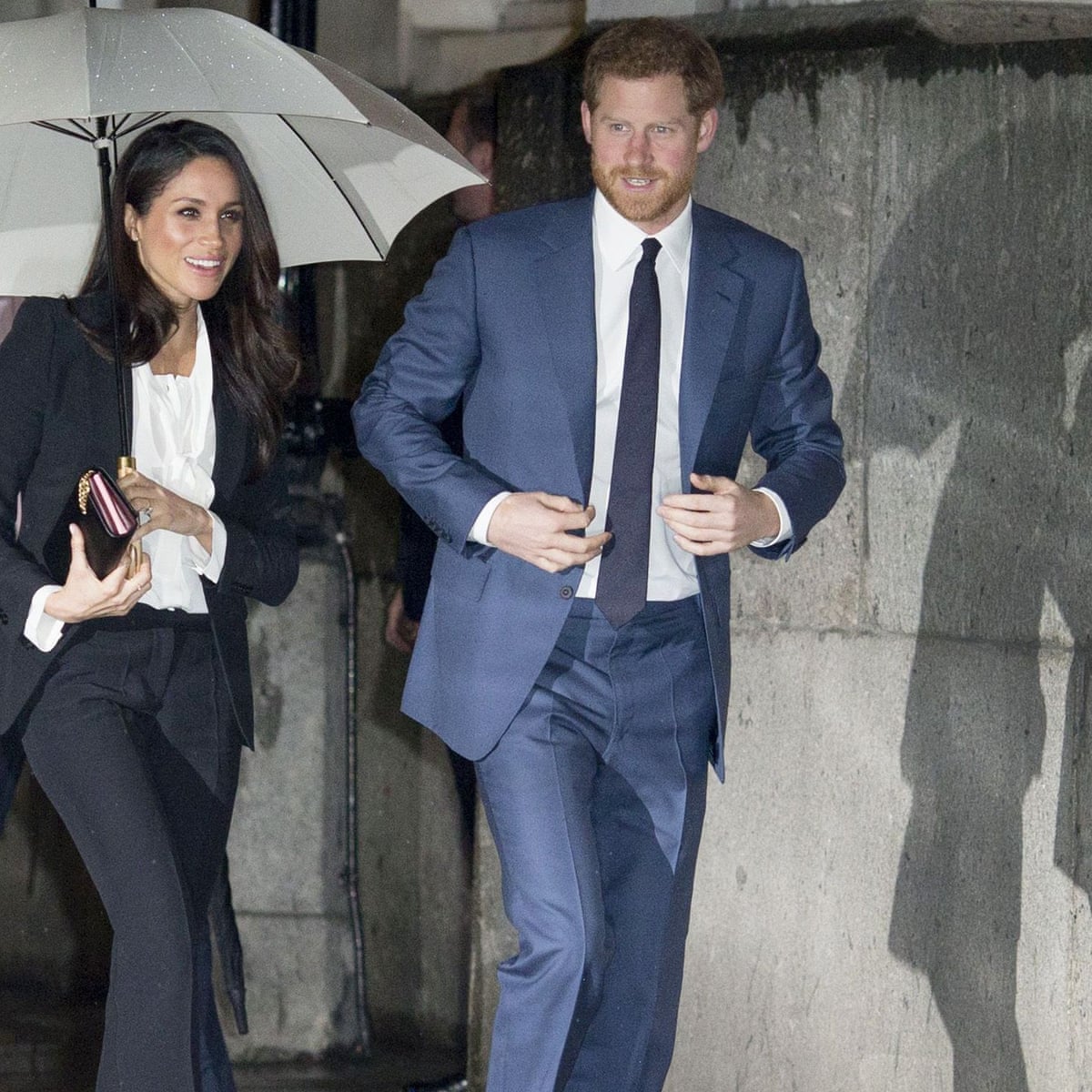 meghan markle wore a tweed dress for a date night Meghan Markle Rewears Tweed Chanel Dress to NYC Dinner