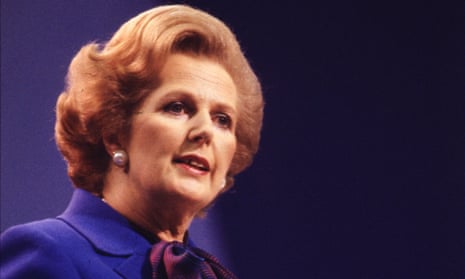 Margaret Thatcher at the 1980 Tory party conference, where she delivered her famous line “U-turn if you want to – the lady’s not for turning”.