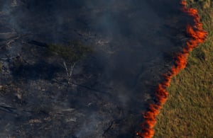 Deforestation in the Amazon.